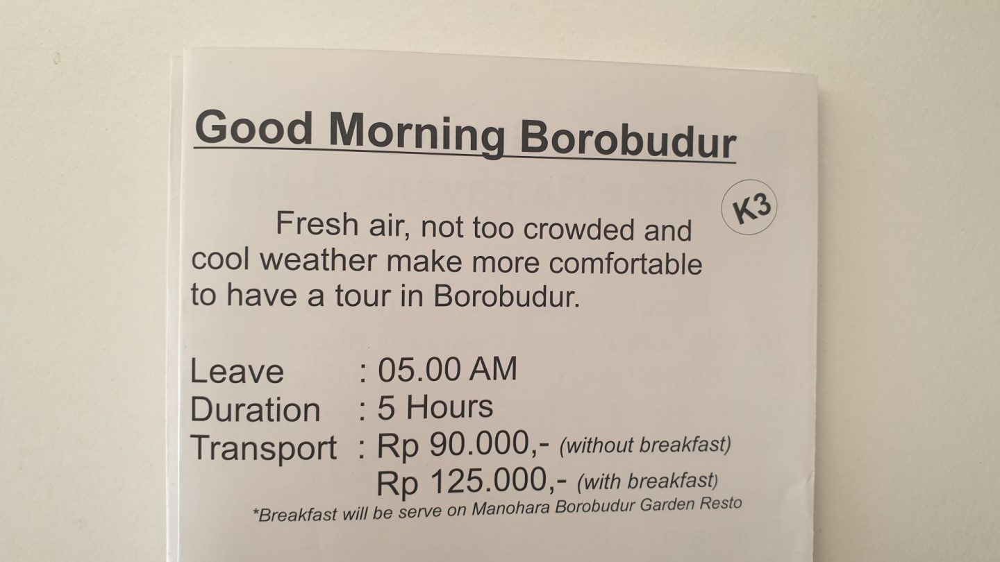 Good Morning Borobudur